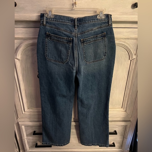 LOFT Curvy Mariner High Rise Wide Leg Jeans - Picture 7 of 8